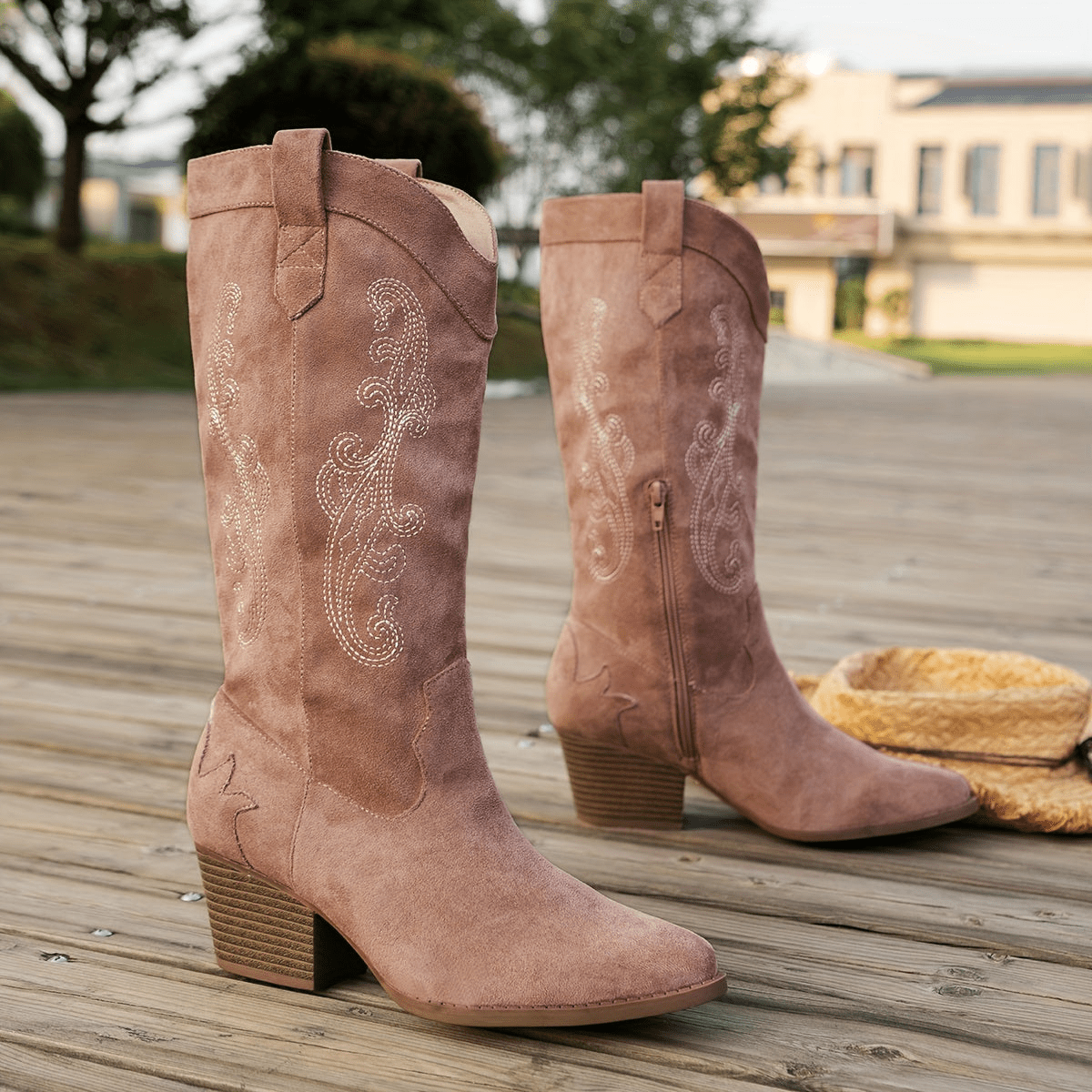 Nenna Dames Laarzen Zwart | Cowboyhak, Stijlvol Ontwerp 8