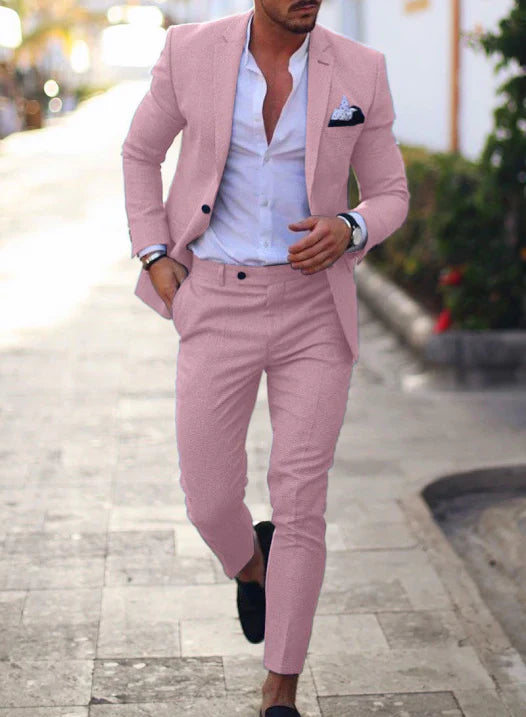 Heren Zomer 2-delig Bruiloftsgast Pak | Blazer en Broek