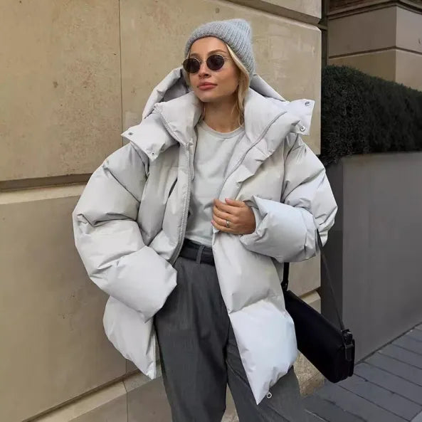 Dames Winter Pufferjack – Klassiek & Warm