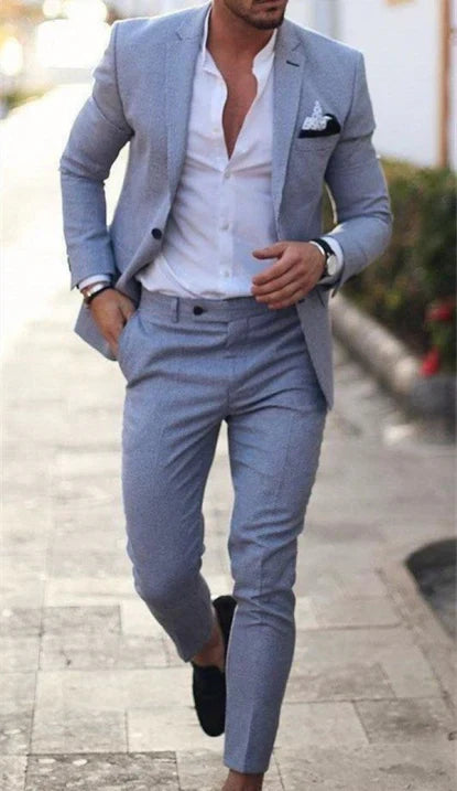 Heren Zomer 2-delig Bruiloftsgast Pak | Blazer en Broek