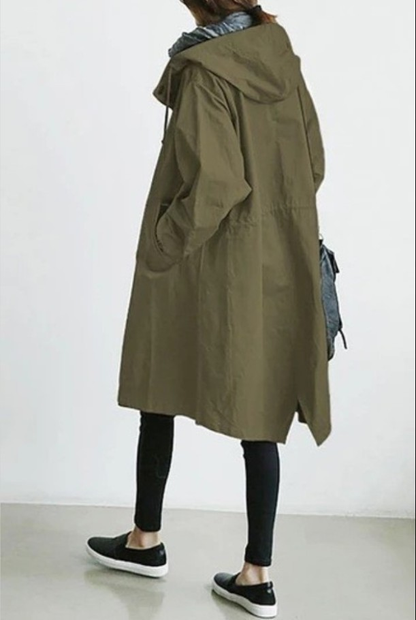Dames Regenjacke | Met Knopsluiting Voor