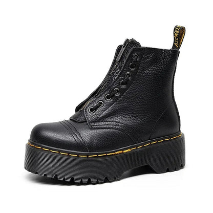 Nova – Trendy Leren Laarzen voor Dames