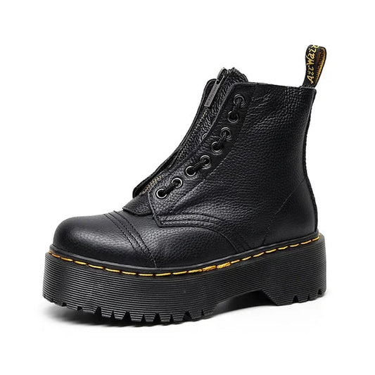 Nova – Trendy Leren Laarzen voor Dames