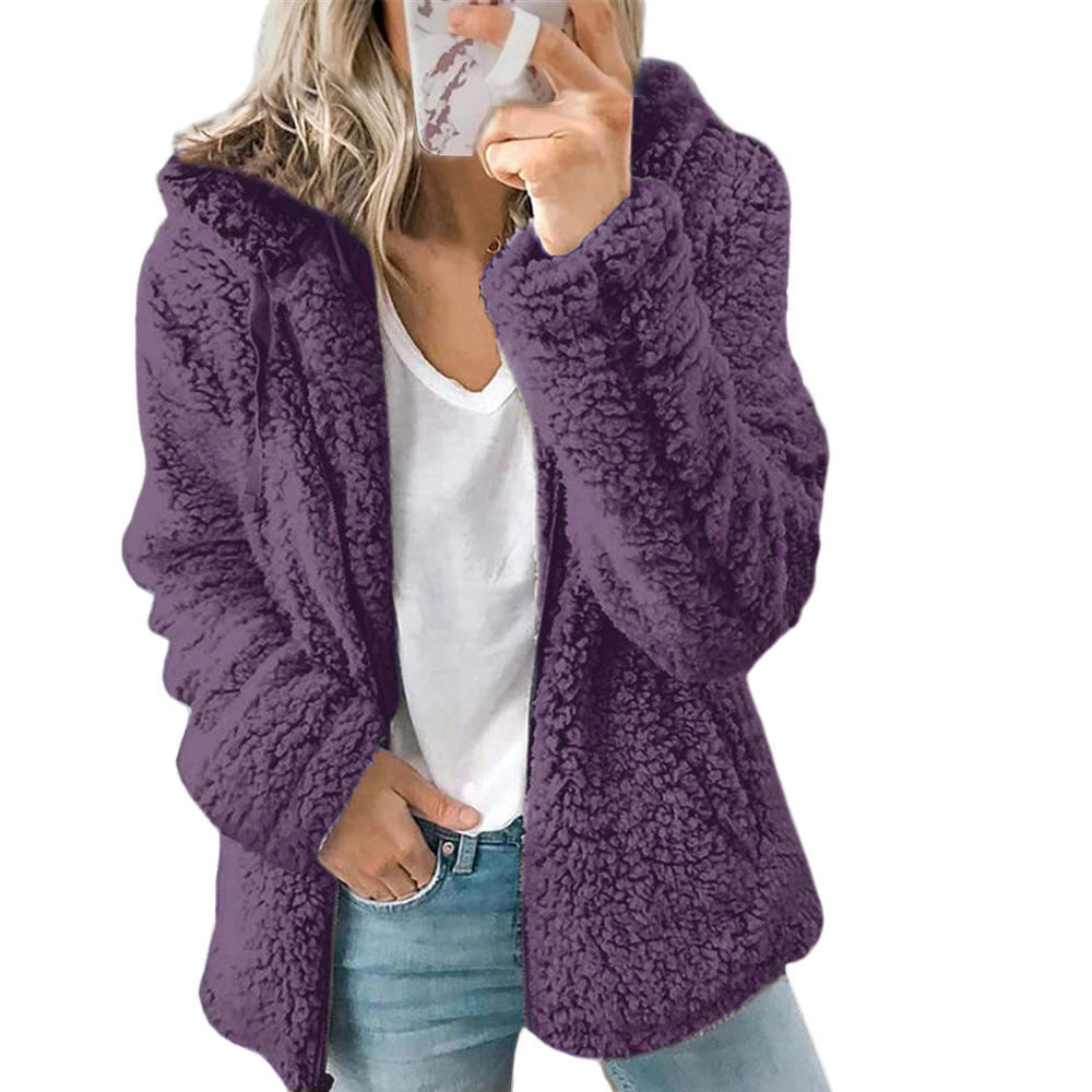 Dames-Hooded Jacket – Casual & Warm