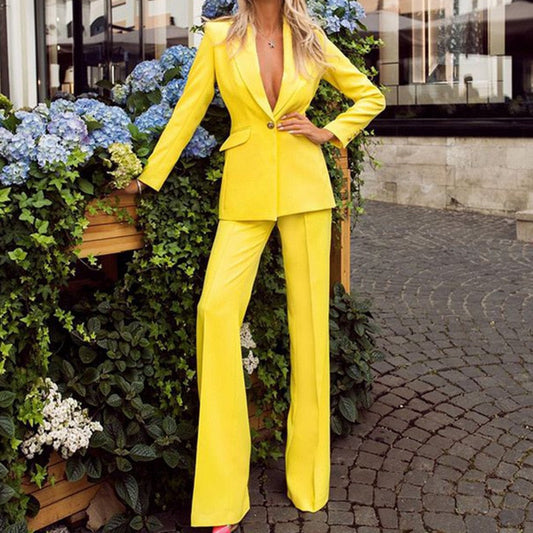 Noor | Stijlvol Damespak met Getailleerde Blazer en Broek