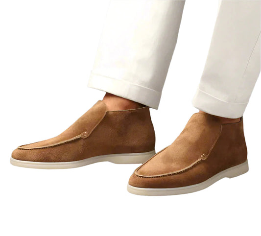 Sola Zwarte Loafers Heren | Suède Look, Tijdloos Design 0