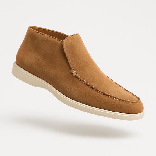 Sola Zwarte Loafers Heren | Suède Look, Tijdloos Design 1