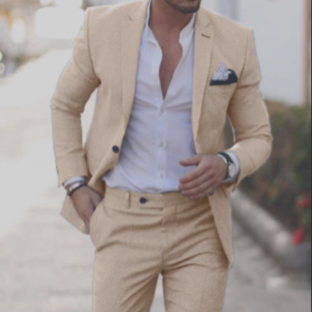 Heren Zomer 2-delig Bruiloftsgast Pak | Blazer en Broek