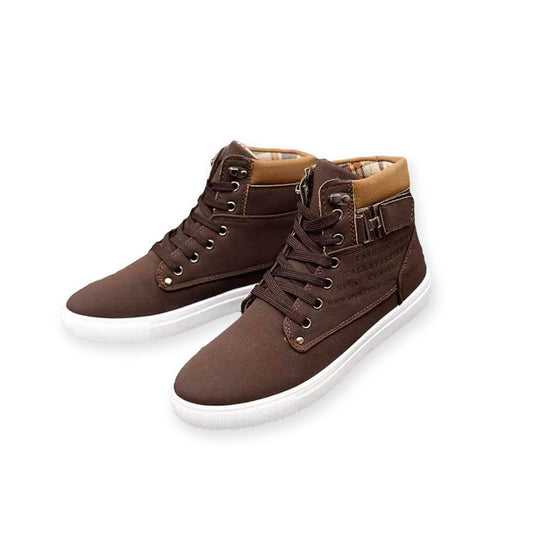 Willem Heren Enkellaarsjes | Zwarte Enkellaarsjes Met Hak, Comfortabel en Antislip 0