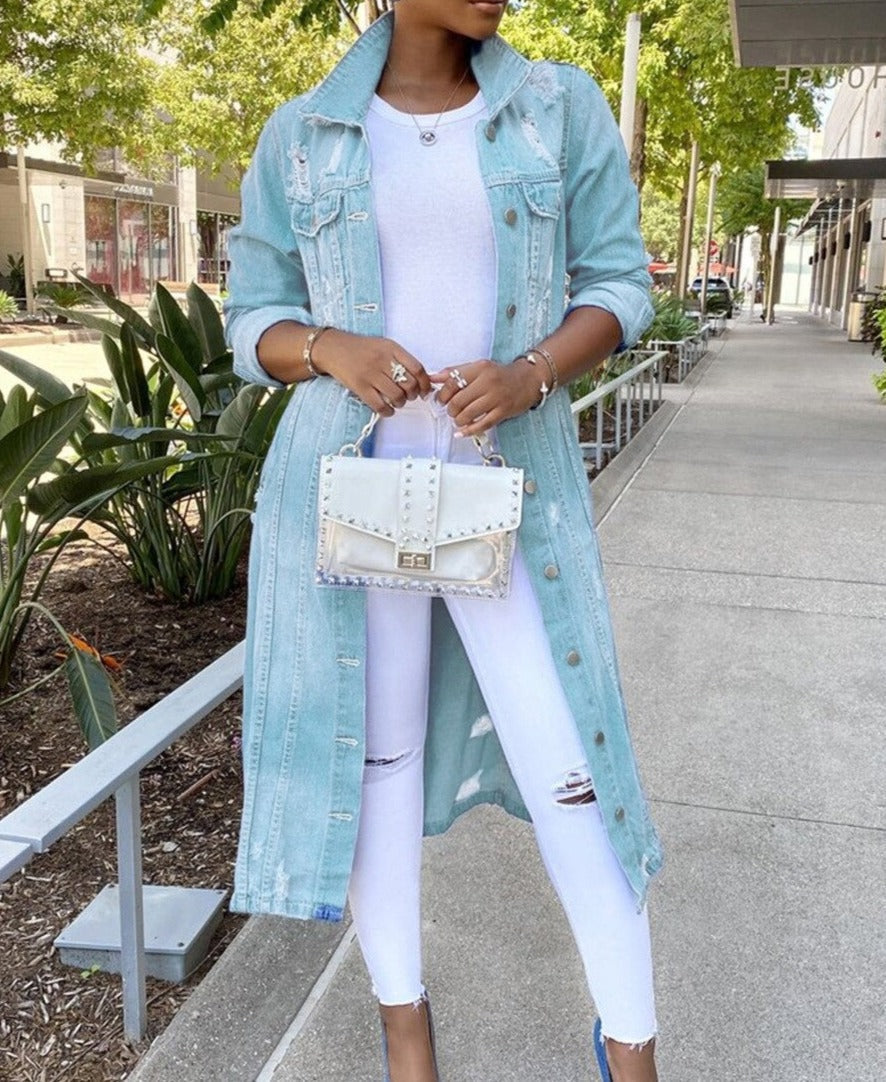 Klassieke Dames Button-Down Jas – Licht & Tijdloos voor de Zomer