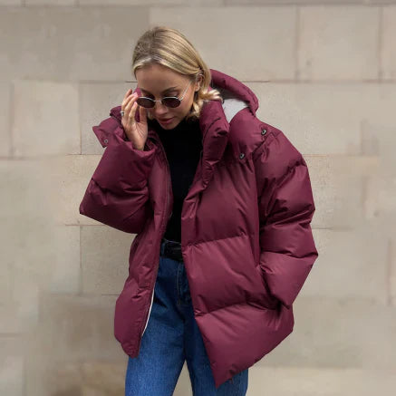 Dames Winter Pufferjack – Klassiek & Warm