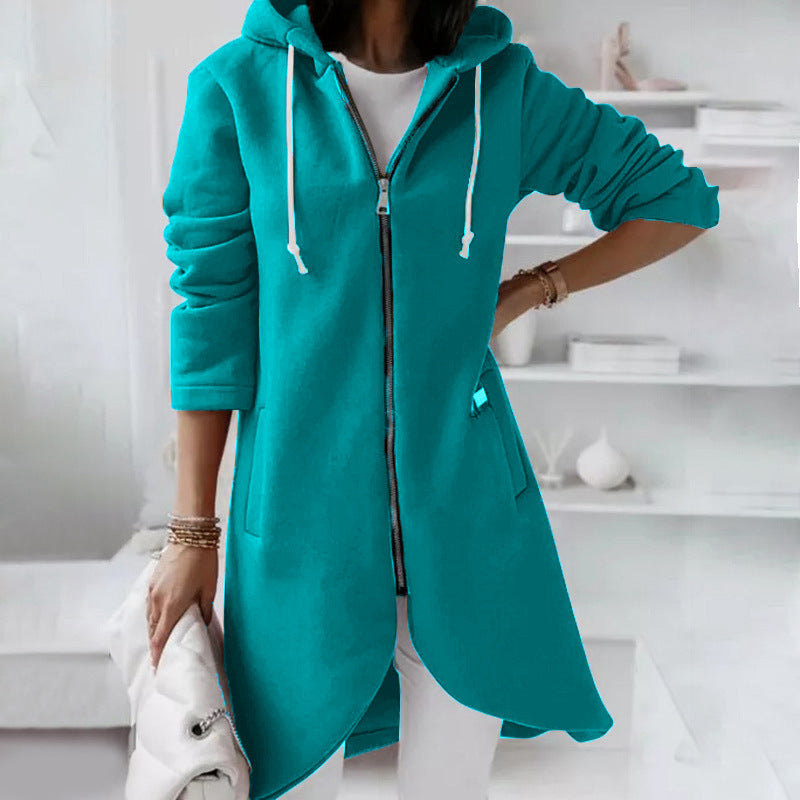 Damesjack met capuchon & rits – Warm & Casual