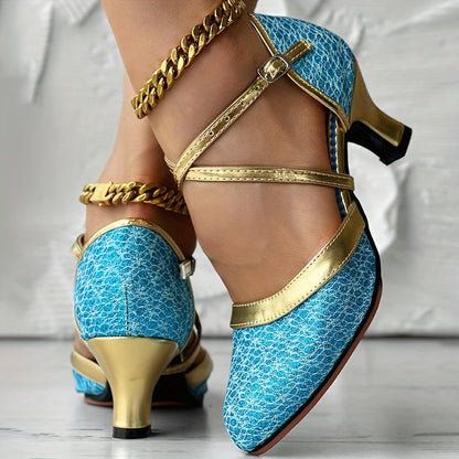 Vienna | Elegante Hakken met Buckle Straps en Glansafwerking