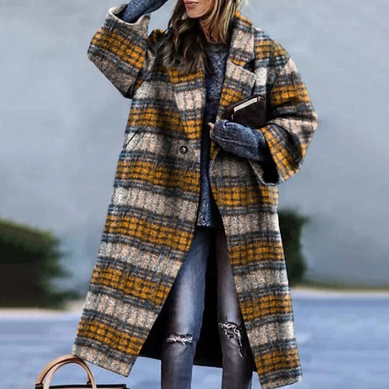 Karliney | Dames Casual Herfst Lange Jas | Warm