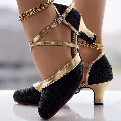 Vienna | Elegante Hakken met Buckle Straps en Glansafwerking