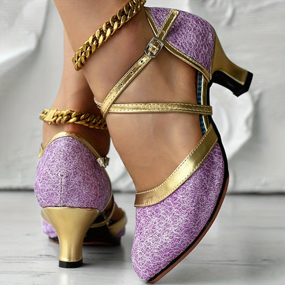 Vienna | Elegante Hakken met Buckle Straps en Glansafwerking