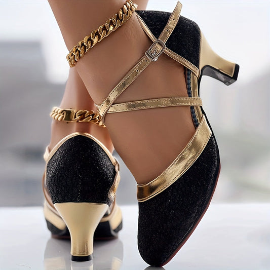 Vienna | Elegante Hakken met Buckle Straps en Glansafwerking