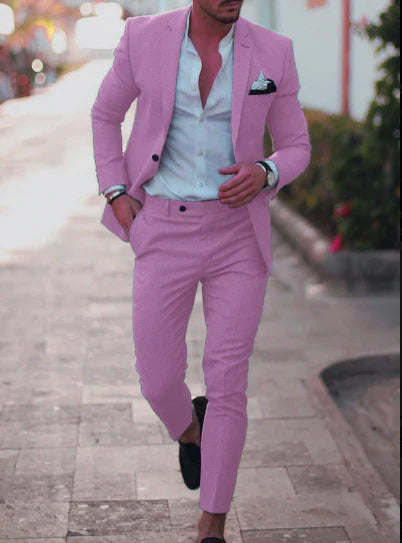 Heren Zomer 2-delig Bruiloftsgast Pak | Blazer en Broek