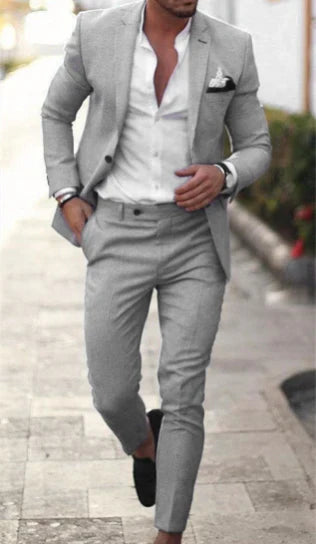 Heren Zomer 2-delig Bruiloftsgast Pak | Blazer en Broek
