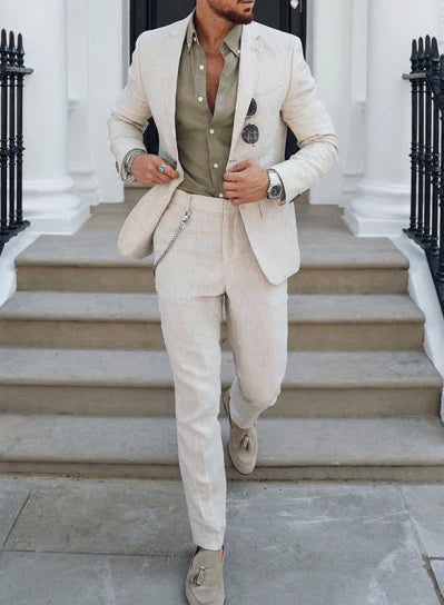 Heren Zomer 2-delig Bruiloftsgast Pak | Blazer en Broek