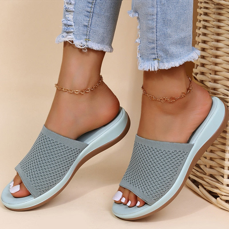 BRENNA | Orthopedische Mesh Slippers voor Ultiem Draagcomfort