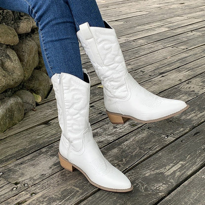GLINTA – Metallic Cowboylaarzen met Country Flair